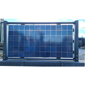 Solarzaun beidseitig (bifacial)