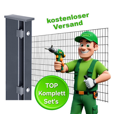 Profi-Zaunset mit Abdeckleiste &ndash; die...