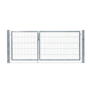 Drehflügeltor Vario Compact 2 flügelig TYP S/L (B x H) 2460 x 1000 mm feuerverzinkt