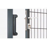 Drehflügeltor Vario Compact 2 flügelig TYP S/L (B x H) 2460 x 1000 mm RAL 7016 anthrazit