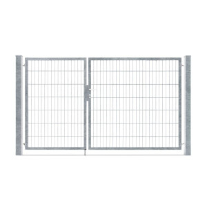 Drehflügeltor Vario Compact 2 flügelig TYP S/L (B x H) 2460 x 1400 mm feuerverzinkt