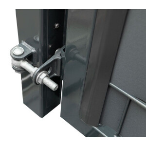 Drehflügeltor Vario secret 1-flügelig 1090 mm Breite Anthrazitgrau
