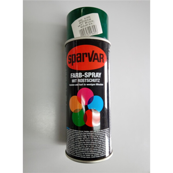 Farbe Lack Spray 400 ml RAL 6005 moosgrün zur Versiegelung von Schnittkanten nach einkürzen der Matten