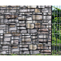 Blickdichter Motivsichtschutz Marmor Rollenmaterial 26 Meter