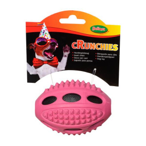 Bubi Hundespielzeug "Crunchies"  Rugbyball...