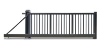Freitragendes Schiebetor Privat Stahl lichte Weite 3000 mm H