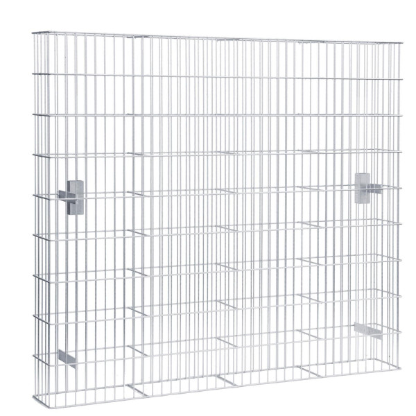 Gabionenkorb Jumbo (B. x H. x T.) 1016  x 1408  x 250 mm  zum Einbetonieren 8/6 mm Maschung 50 x 200 mm feuerverzinkt inkl. 2 Pfosten