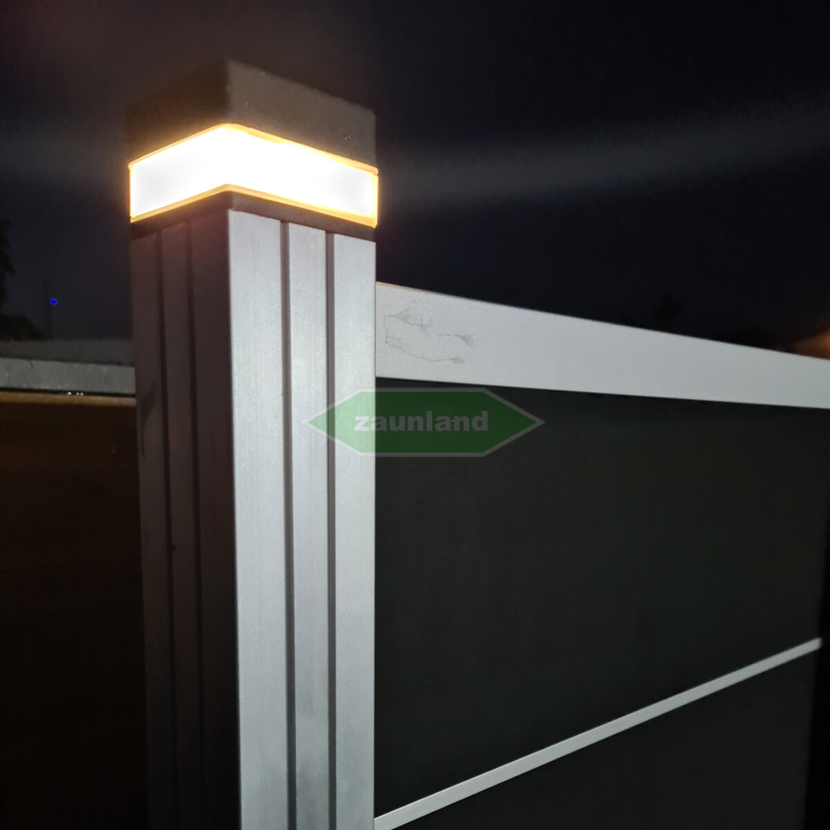 4/12x Solar LED-Pfostenkappe Licht Wasserdichte Geländer Deck Lampe NEU TOP DE 