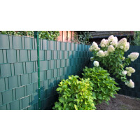 1 Stck. Polystripe Wind- und Sichtschutzstreifen 1,1 mm Streifenlänge: 2530 mm Moosgrün