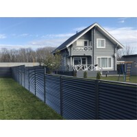 Lamellenzaun Matze Uno ALU einseitig 3