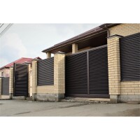 Lamellenzaun Matze Uno ALU einseitig 4