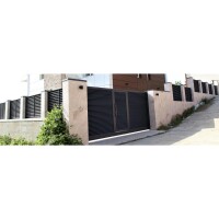 Lamellenzaun Matze Uno ALU einseitig 5