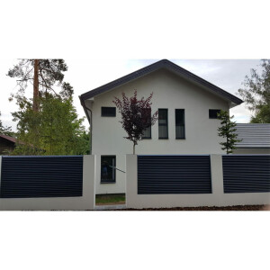 Lamellenzaun Matze Duo beidseitig blickdicht
