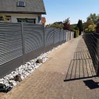 Lamellenzaun Matze Duo beidseitig blickdicht