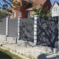 Lamellenzaun Matze Duo beidseitig blickdicht