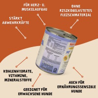 Hundefutter ROPODOG Nassfutter 6 x 800 g Dosen in Premium Qu