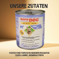 Hundefutter ROPODOG Nassfutter 6 x 800 g Dosen in Premium Qu