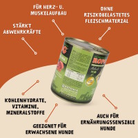 Hundefutter ROPODOG Nassfutter 6 x 800 g Dosen in Premium Qu