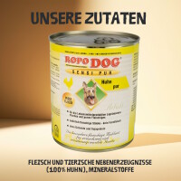 Hundefutter ROPODOG Nassfutter 6 x 800 g Dosen in Premium Qu