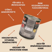 Hundefutter ROPODOG Nassfutter 6 x 800 g Dosen in Premium Qu