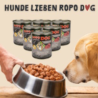 Hundefutter ROPODOG Nassfutter 6 x 800 g Dosen in Premium Qu