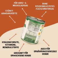 Hundefutter ROPODOG Nassfutter 6 x 800 g Dosen in Premium Qu