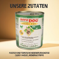 Hundefutter ROPODOG Nassfutter 6 x 800 g Dosen in Premium Qu