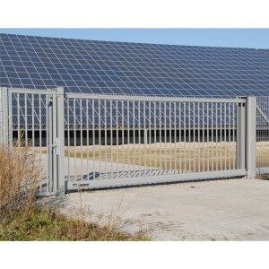 Freitragende Schiebetoranlage STANDARD Typ: INOVA MS (Manuell) ESS (Elektrisch)