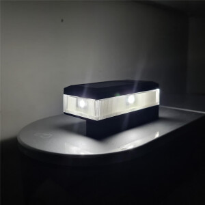Solar Kappe LED Zaunpfostenleuchte "ULI" für 60 x 40 mm Pfosten 8 Stück