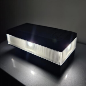 Solar Kappe LED Zaunpfostenleuchte "ULI" für 60 x 40 mm Pfosten 8 Stück