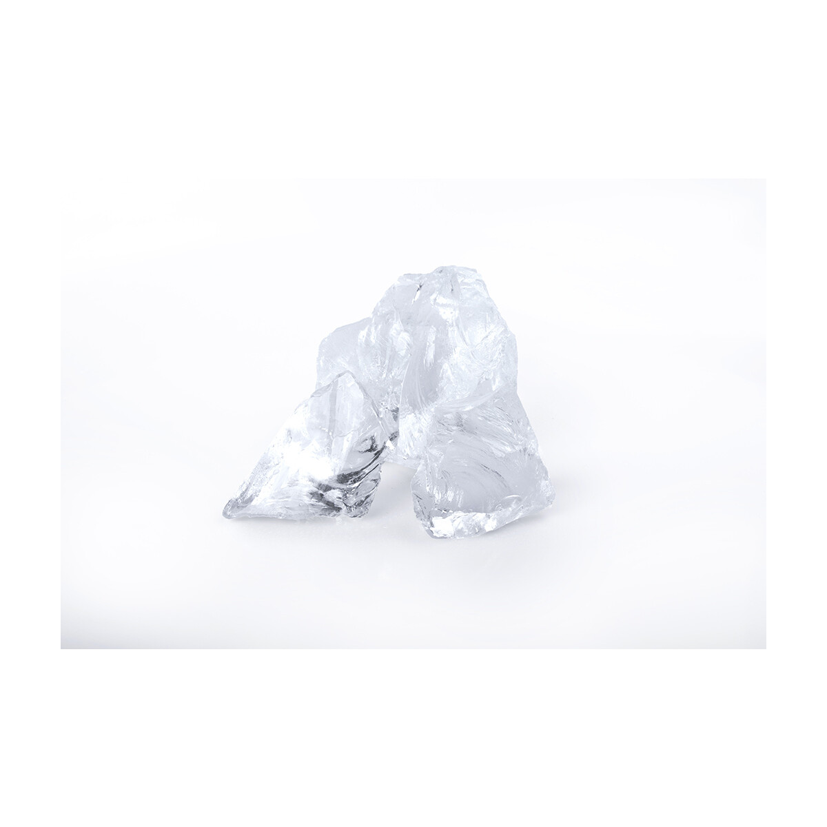 Glas Gabionensteine Clear GS, 50-120 mm im Big Bag