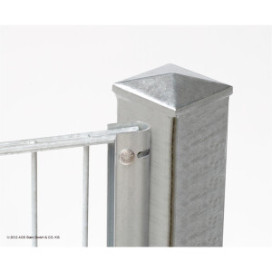 U Zaunanschlussleiste 1030 mm Anthrazit RAL 7016
