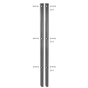 U Zaunanschlussleiste 0830 mm Anthrazit RAL 7016