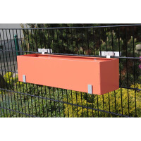 Eindrehhalterung für Blumenkästen Standard 14 cm RAL 7016 anthrazit