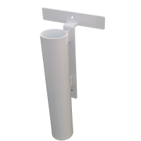 Fahnen und Flaggenhalter Schmal RAL 9006 verzinkt
