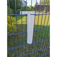 Fahnen und Flaggenhalter Schmal RAL 9006 verzinkt