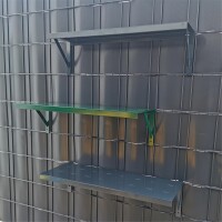 WMT Zaunregal zum Einhängen (L x T)  63 cm x 20 cm Anth