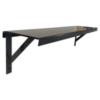 Zaunregal zum Einhängen (L x T)  63 cm x 30 cm Moosgrün RAL 6005