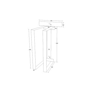 WMT Eindrehhalterung Standard für Sonnenschirm Moosgrün RAL 6005