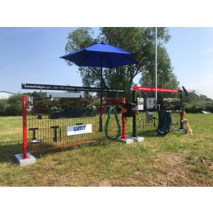 WMT Eindrehhalterung Standard für Sonnenschirm Moosgrün RAL 6005