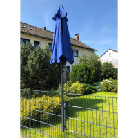 WMT Eindrehhalterung Standard für Sonnenschirm Moosgrün RAL 6005