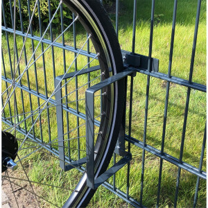 WMT Eindrehhalterung Standard für Schlauchhalter Verzinkt RAL 9006