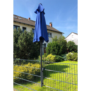 Eindrehhalterung Schmal fürl Sonnenschirm Edelstahl