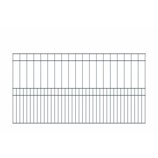 Doppelstabzaun Design MILO ( H x L ) 1000 mm x 20 m in Anthrazit