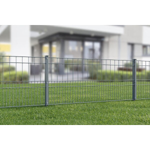 Doppelstabzaun Design MILO ( H x L ) 1000 mm x 20 m in Anthrazit