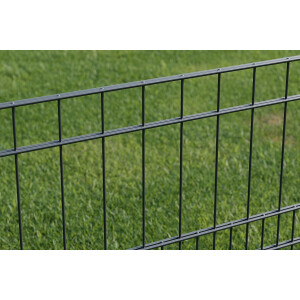 Doppelstabzaun Design MILO ( H x L ) 1000 mm x 20 m in Anthrazit