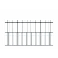 Doppelstabzaun Design MILO ( H x L ) 1000 mm x 20 m in Anthrazit