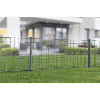 Doppelstabzaun Design MILO ( H x L ) 1000 mm x 20 m in Anthrazit