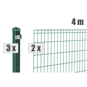 Stabgitterzaun Design MICHL (H x L) 1000 mm x 4 m in Moosgrün