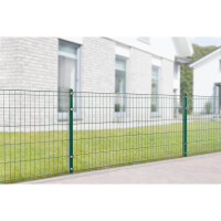 Stabgitterzaun Design MICHL (H x L) 1000 mm x 4 m in Moosgrün